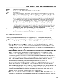 First page of the held copy