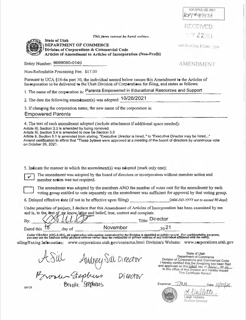 First page of the held copy
