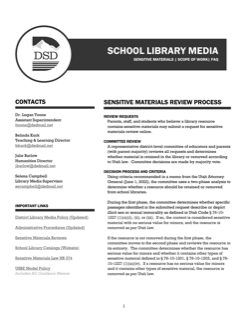First page of the held copy